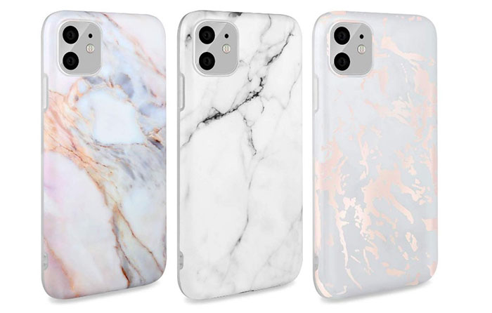 Cover per iPhone 11 effetto marmo