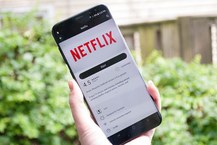 os melhores telemóveis para ver Netflix