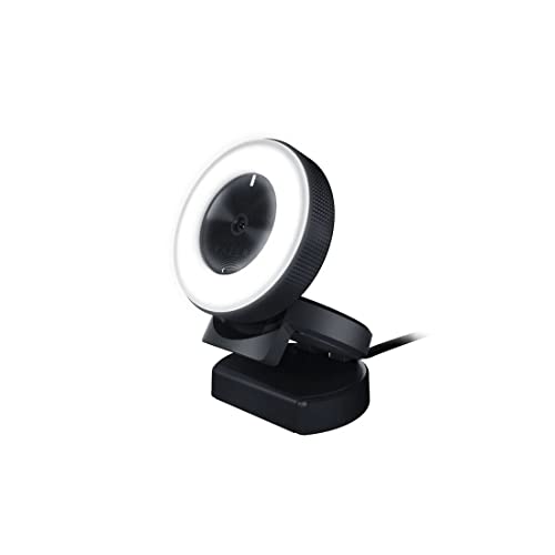 Razer Kiyo - Cámara de transmisión con anillo de luz (cámara web USB, vídeo...
