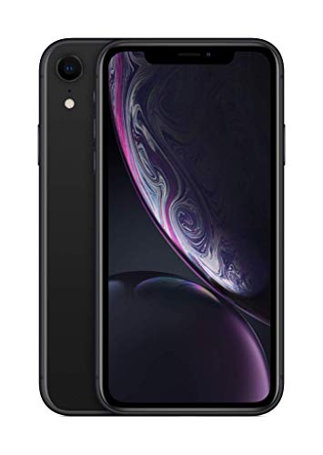 Apple iPhone XR (64GB) - Negro (incluye Earpods, adaptador de corriente)