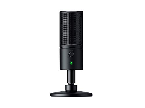 Razer Seiren X - Micrófono Streaming, con USB para transmisión, compacto con...