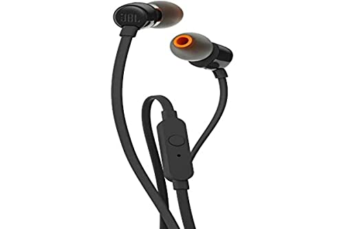 JBL T110 Auriculares In Ear con Pure Bass - Con manejo de un solo botón y...
