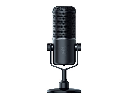 Razer Seiren Elite - Microphone à condensateur USB pour le streaming (compact...