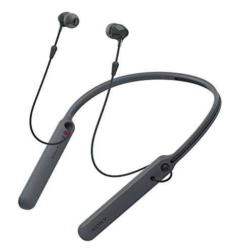 Sony WIC400 - Auriculares Neckband Inalámbricos (Cable Retráctil, Bluetooth,...