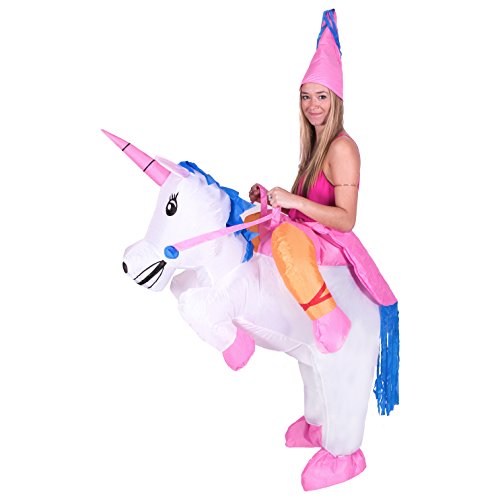Disfraz de unicornio inflable