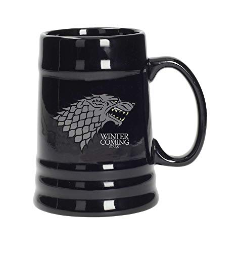 SD TOYS- Stark Jarra Cerámica Game Of Thrones, Color negro, 10 X 12 X 14 cm...