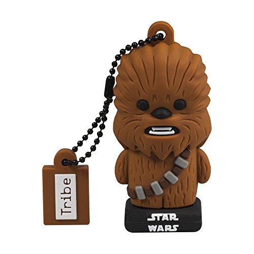 Llave USB 16 GB Chewbacca TLJ - Memoria Flash Drive 2.0 Original Star Wars,...