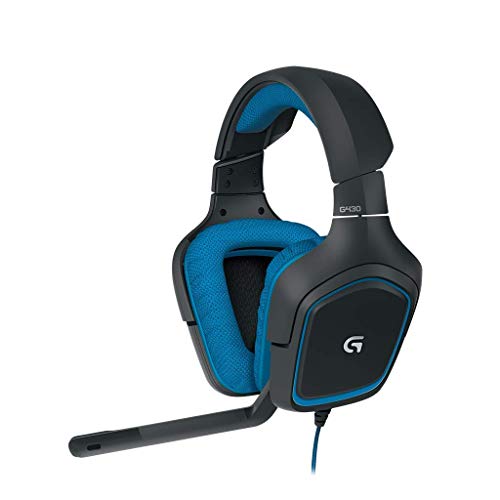 Logitech G430 - Auriculares Gaming (para PC, Xbox One, PS4 y Switch) Color Negro...