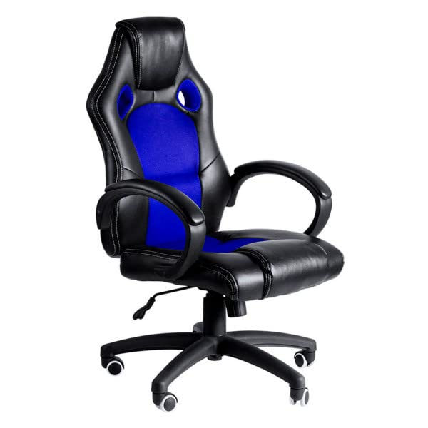 Regalos Miguel - Sillas Gaming - Silla Pro - Azul y Negro - Envío Desde España
