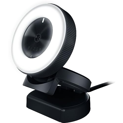 Razer Kiyo - Cámara de transmisión con anillo de luz (cámara web USB, vídeo...