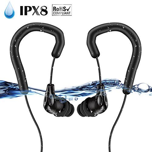 AGPTEK Acuatico Reproductor de MP3 (Auriculares Impermeable E13)