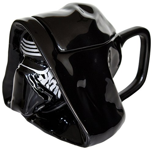 Joy Toy Star Wars - Taza de cerámica, diseño Kylo REN 3D, con Tapa