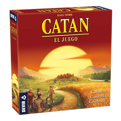 Devir - Catan, Juego de Mesa, 3-4 jugadores, Juego de Mesa Familiar, Juego de...