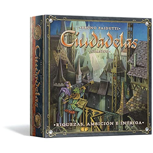 Asmodee - Ciudadelas Clásico - Juego de Cartas en Español