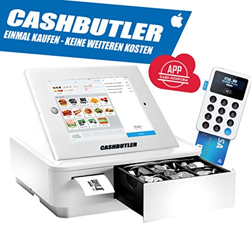 Cash Butler Deluxe ALL IN ONE multifunción kasse Sistema con recibos Caja...