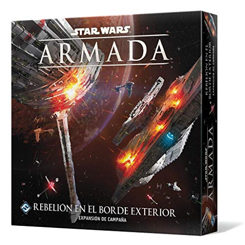 Fantasy Flight Games- Star Wars Armada - Rebelión en el Borde Exterior, Color...