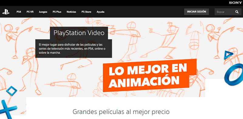 como alquilar películas en play station store