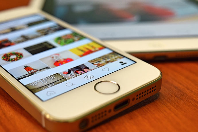 Aplicación de Instagram en iPhone