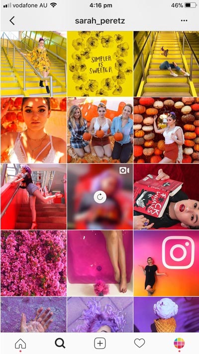 Perfil de Instagram profesional