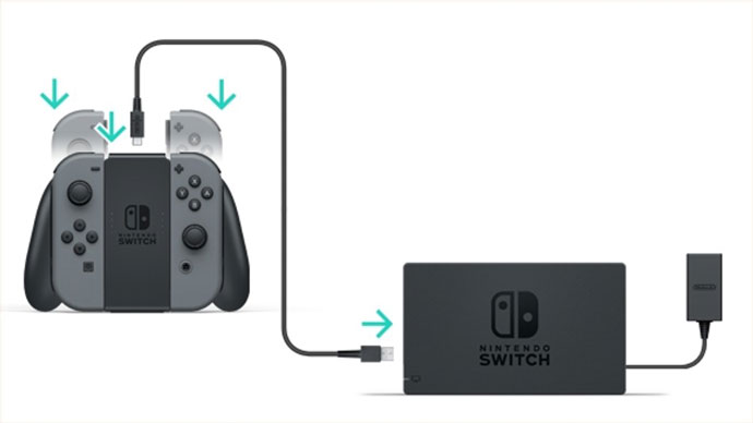Cargar los mandos de Switch