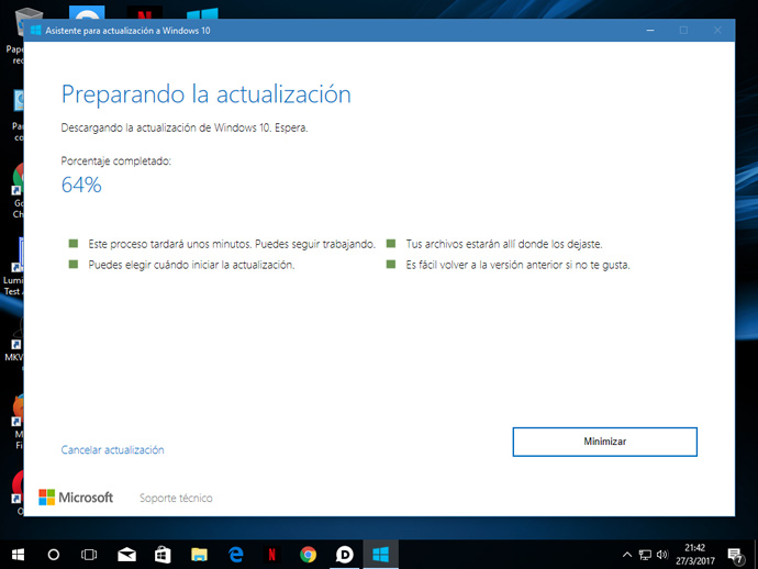 Pasos para quitar las actualizaciones de Windows 10
