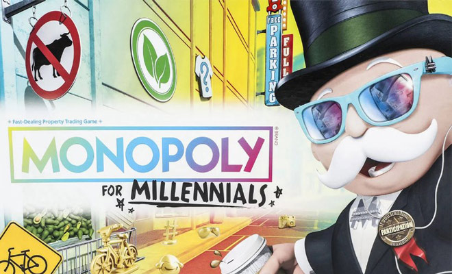 Edición Monopoly de millenials