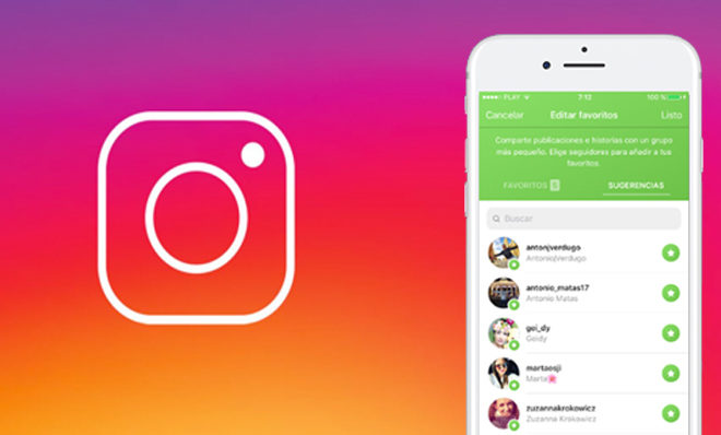 Hacer un grupo de amigos en Instagram