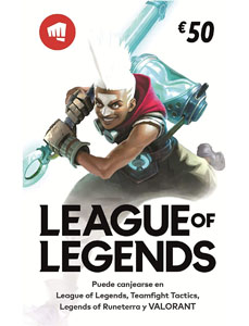 Tarjeta de regalo Riot Points para League of legends amazon
