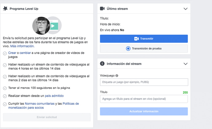 Como crear una página de contenido en facebook