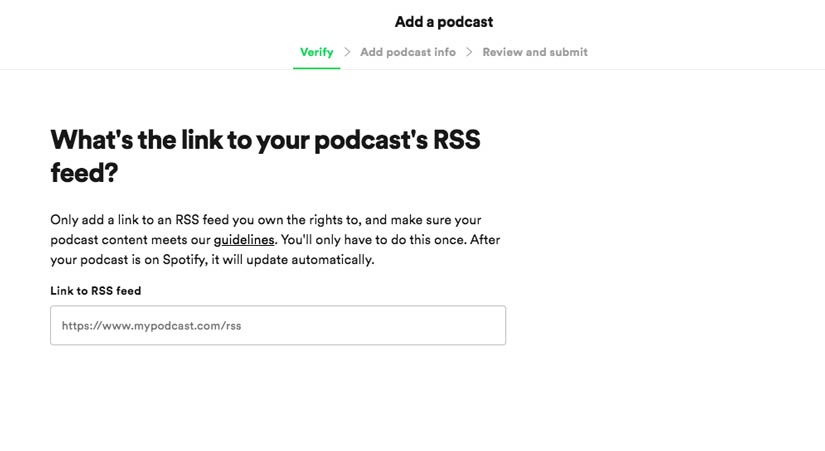 Spotify for podcasters