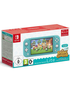 comprar nintendo Switch lite con animal crossing new horizons amazon